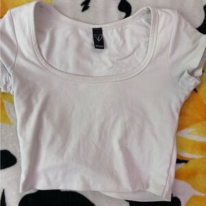 Windsor White Fitted Crop T-Shirt